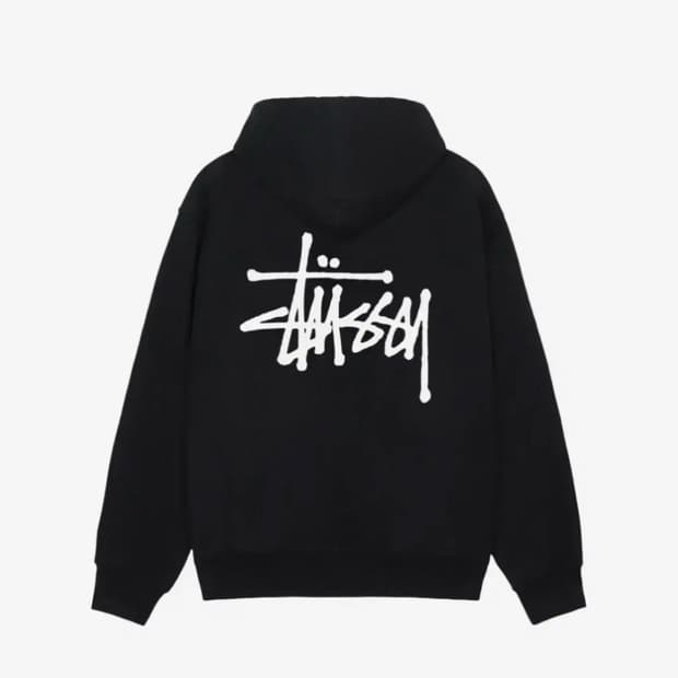 스투시 베이직 후드티 라지