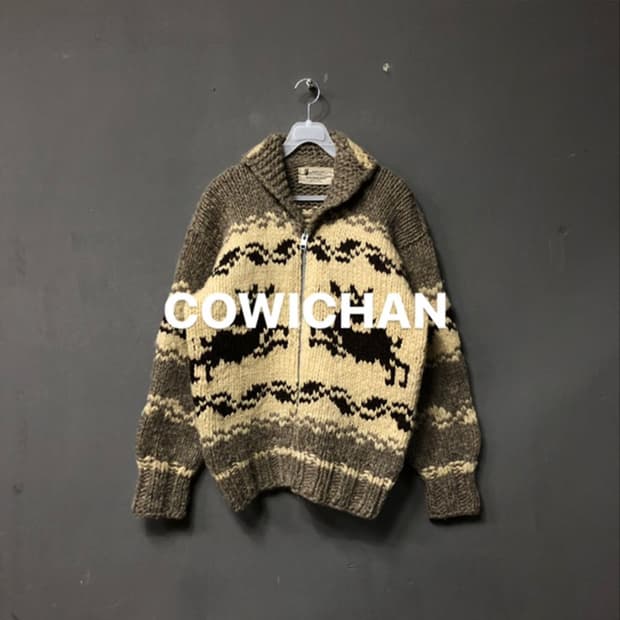 (L) 캐나다 코위찬 HEAVY 울 집업