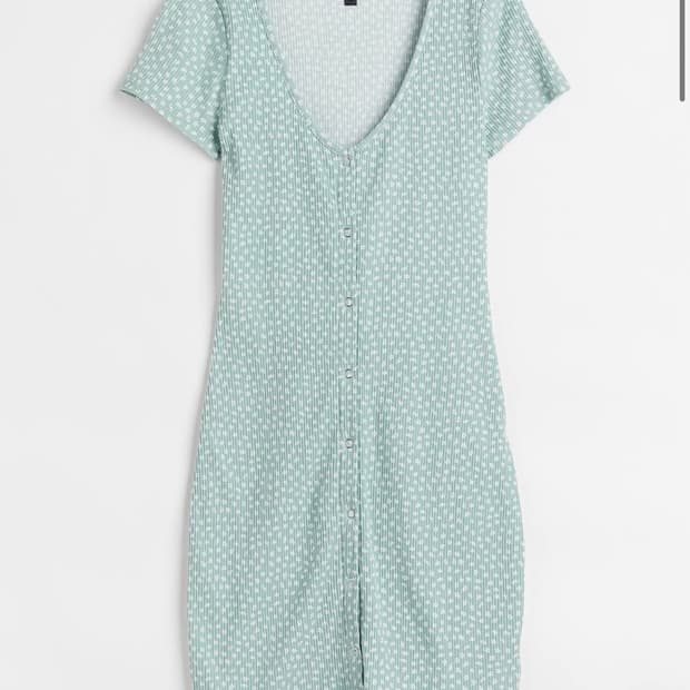 H&M 골지 미니 원피스
