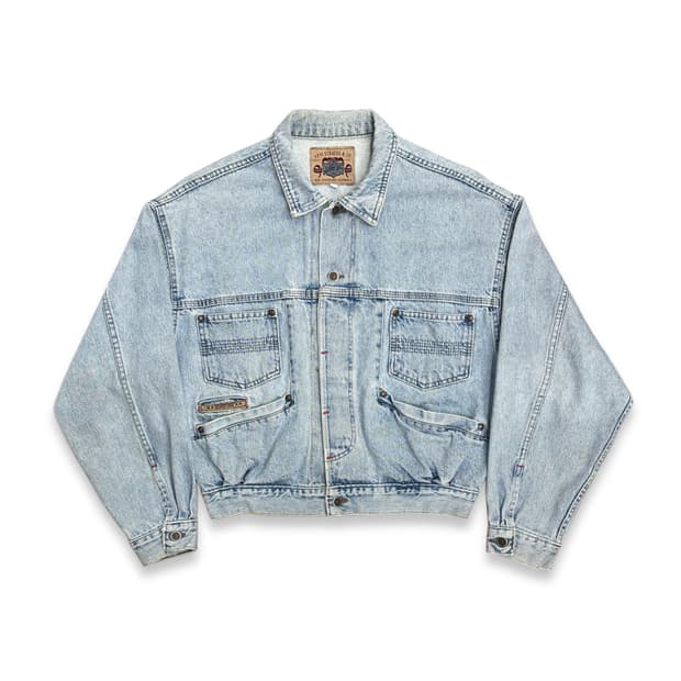 90s Levi's SilverTab 데님 봄버 자켓 M
