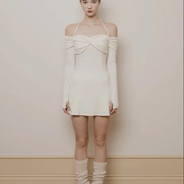 낫유어로즈 Alice dress ivory M