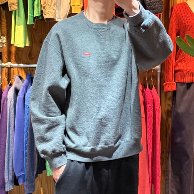 M SUPREME 슈프림 미니 박스로고 맨투맨