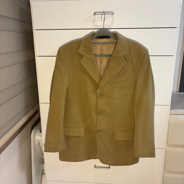 Marks & Spencer 영국제 겨자 머스타드 남녀공용 자켓