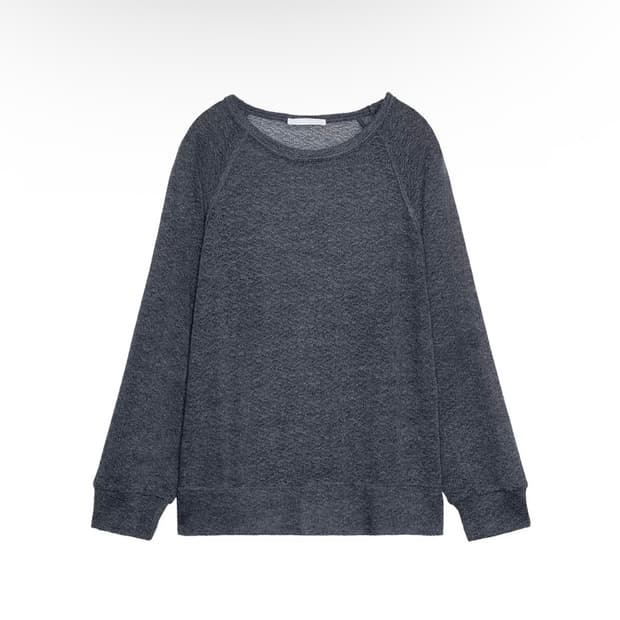 Zara 자라 러스틱 니트 차콜