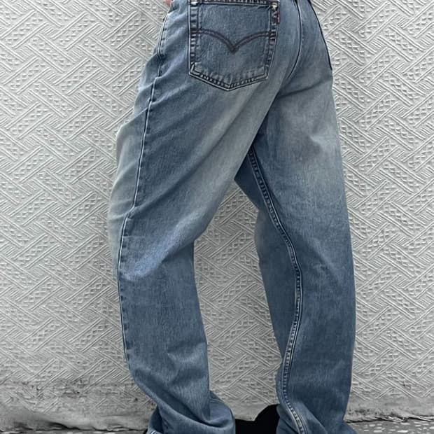 리바이스 506 빈티지 레트로 워싱 데님팬츠 38인치 C08353