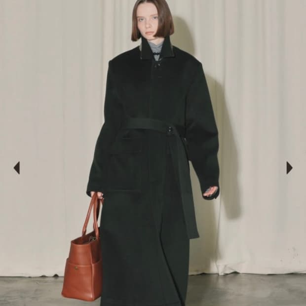 Ethos belted long coat