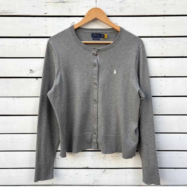 Polo 폴로 피마코튼 니트 가디건