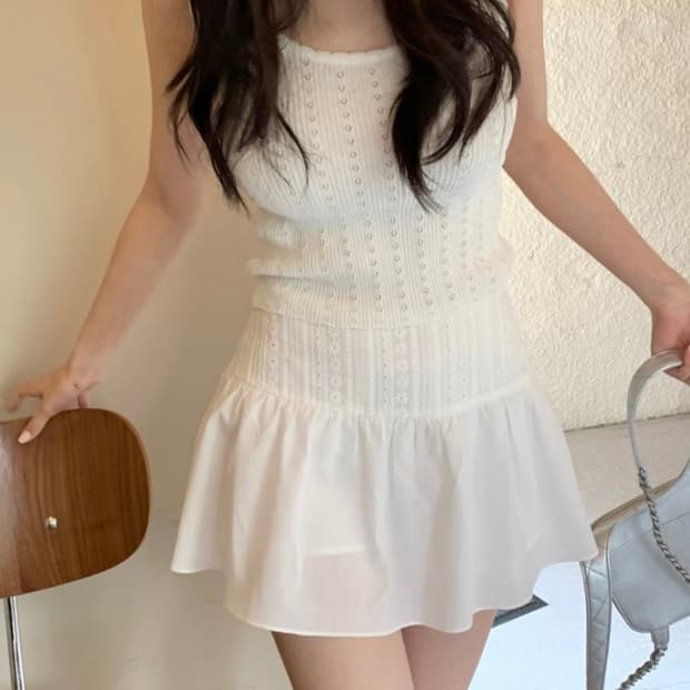(새상품) 온트 ownt 샌디 스커트 새상품 m사이즈
