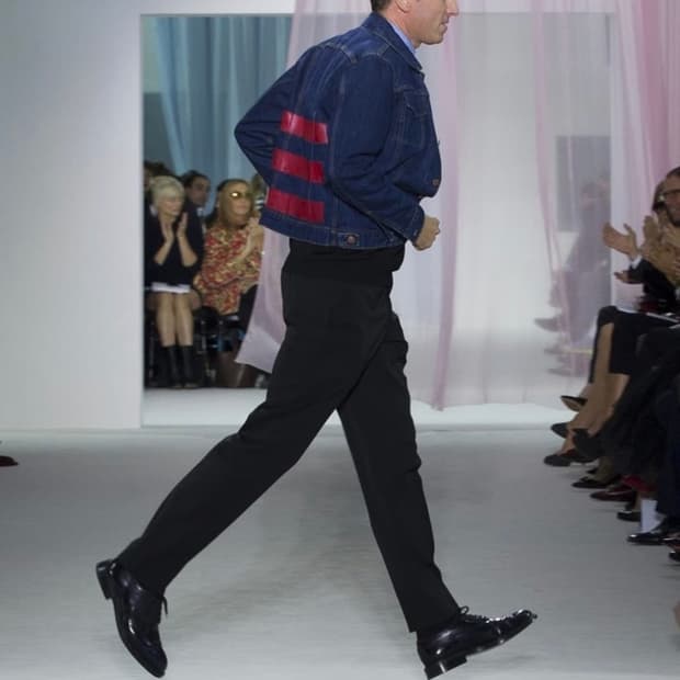 Helmut lang Re-Edition Red striped Denim