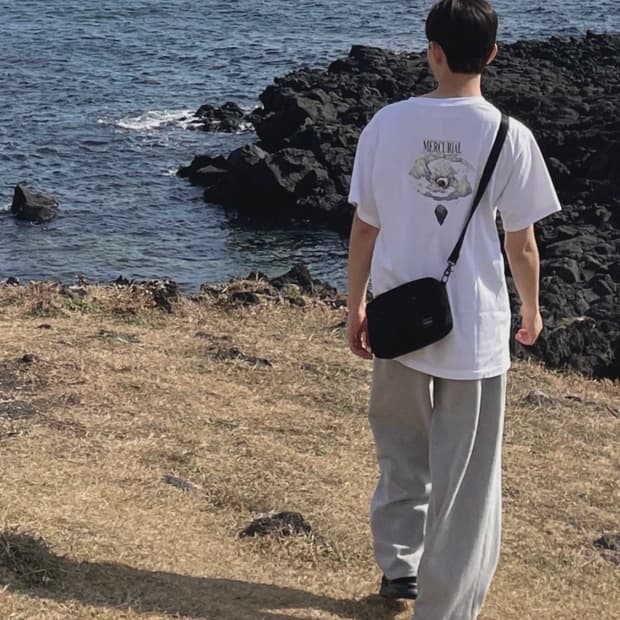 산산기어 로고 반팔