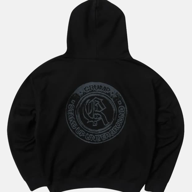 크럼프 버튼 후드티
