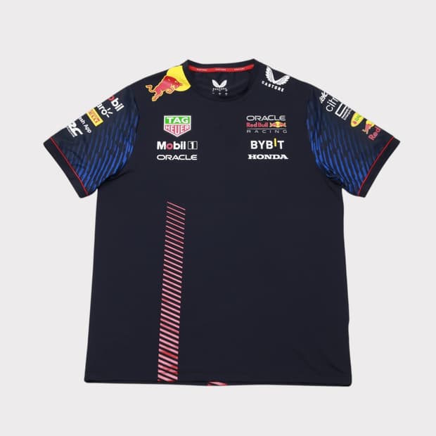 [XL] 캐스토어 2023 F1 레드불 팀 셋업 유니폼 티셔츠