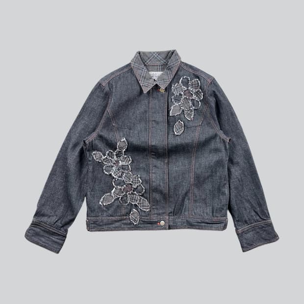 vintage(made in japan) 데님 자켓 