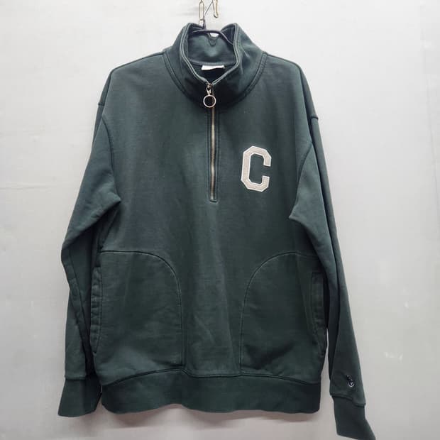 커버낫 로고자수 반집업 맨투맨 M(L)