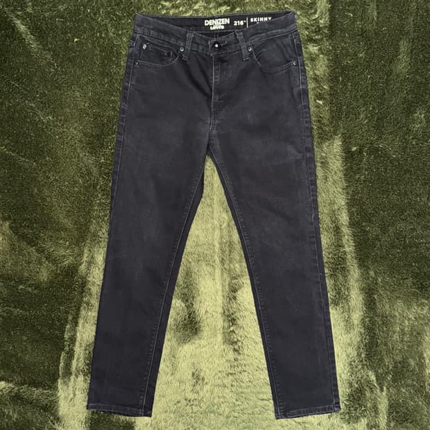[W30/L30] 리바이스 216 DENIZEN 빈티지 워싱 팬츠 블랙