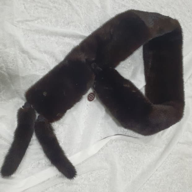 진도 밍크 목도리 125cm