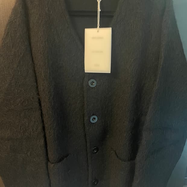 아워레가시 모헤어 가디건 블랙 48