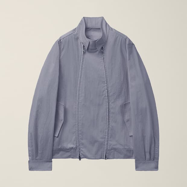 [EE] 더블 집 해링턴 자켓 / SLATE GREY / L 사이즈