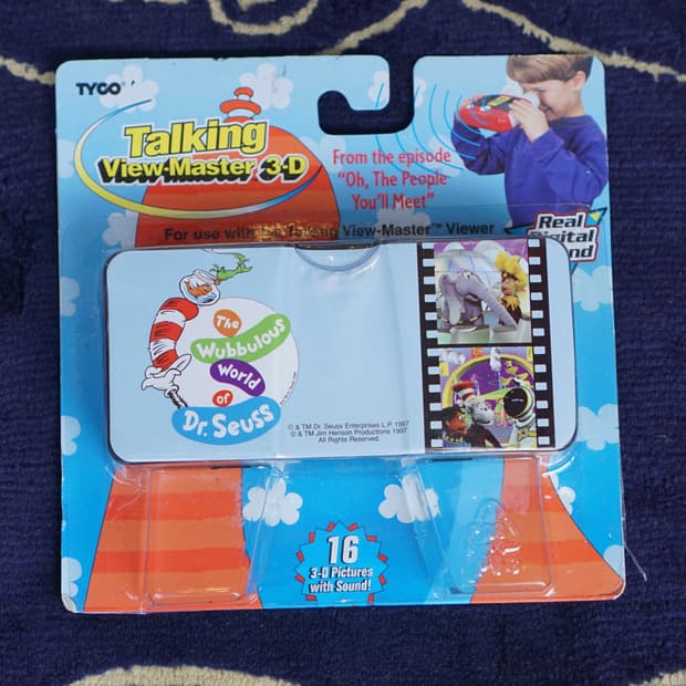 빈티지 소품 1997s 3D 뷰마스터 카트리지