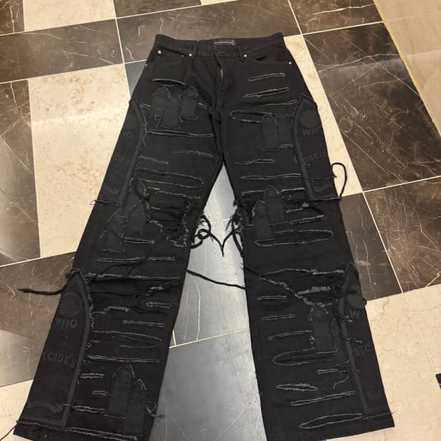 후디사이즈워 바지 32 who decides war denim