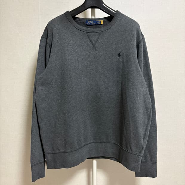 폴로 랄프로렌 기모 스웻셔츠 맨투맨 / 차콜, L