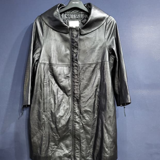 양가죽 하프 9부 자켓