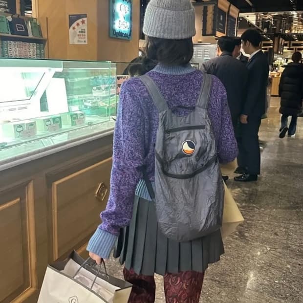 티켓투더문 미니 백팩 15L 다크그레이