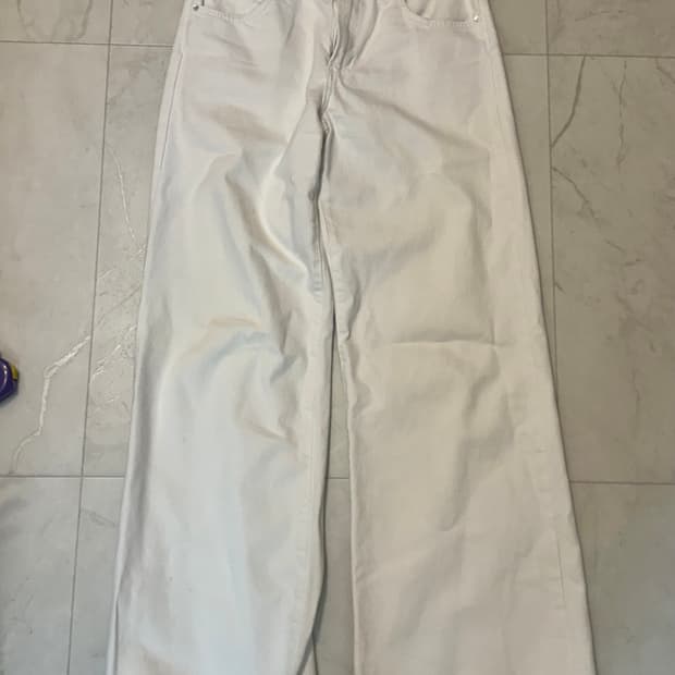 JEANS ZW 컬렉션 와이드 레그 로우라이즈36size