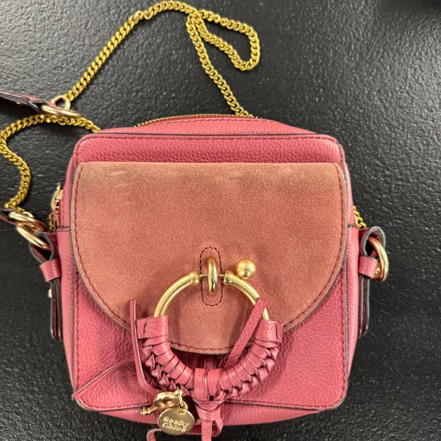 See by Chloe 스웨이드 카메라백