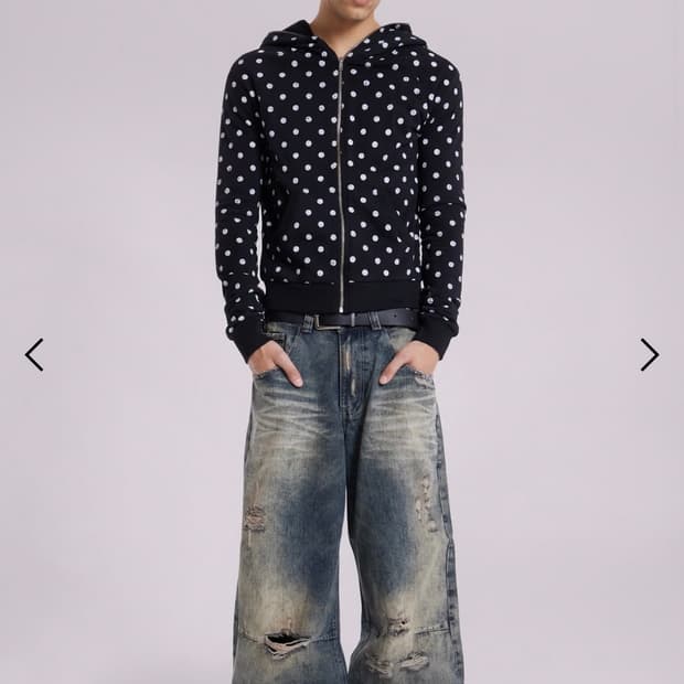 Dirty lowrise colossus jeans