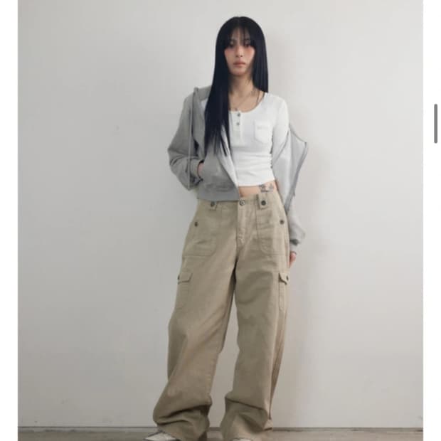 에즈온 JED 카고 팬츠 베이지