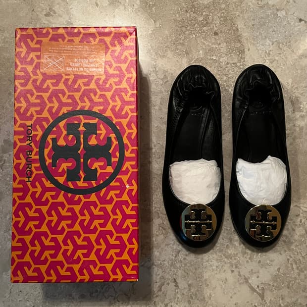 토리버치 클래식 리바 발레 플랫 슈즈