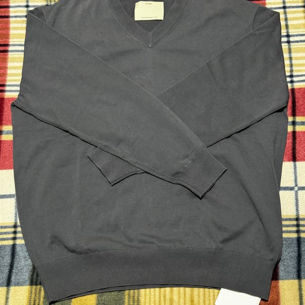 새상품) 포터리 컴포트 v넥 니트 (차콜, 3)