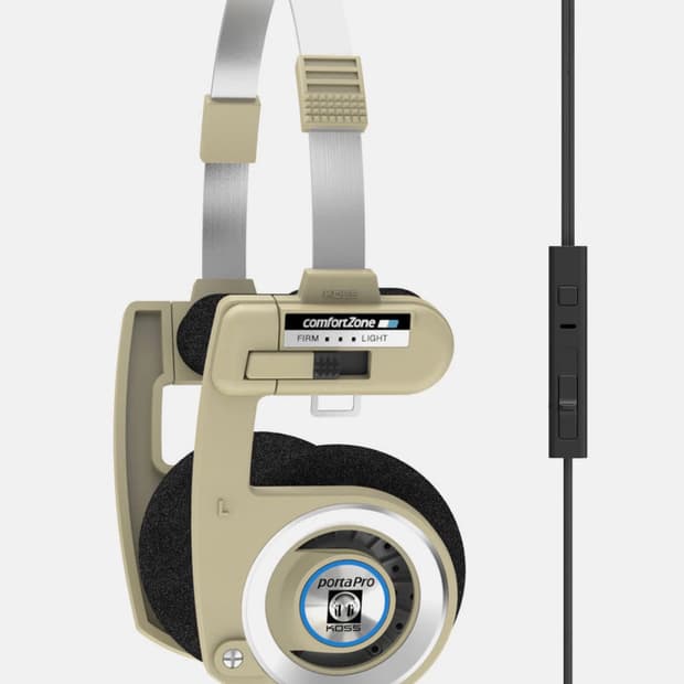 KOSS 코스 포르타 프로 한정판 온이어 이어폰 헤드셋 베이지 포타프로