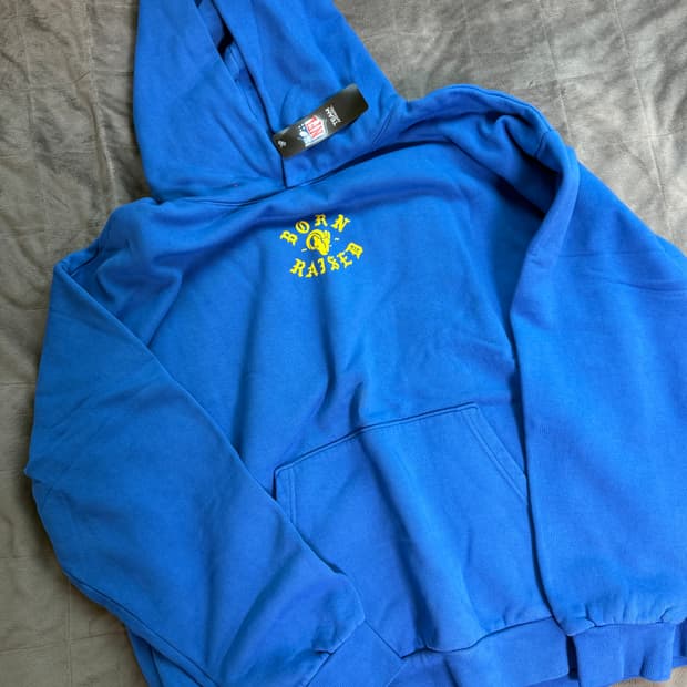 본앤레이즈드 NFL LA RAMS 메모리얼 후드(새상품)