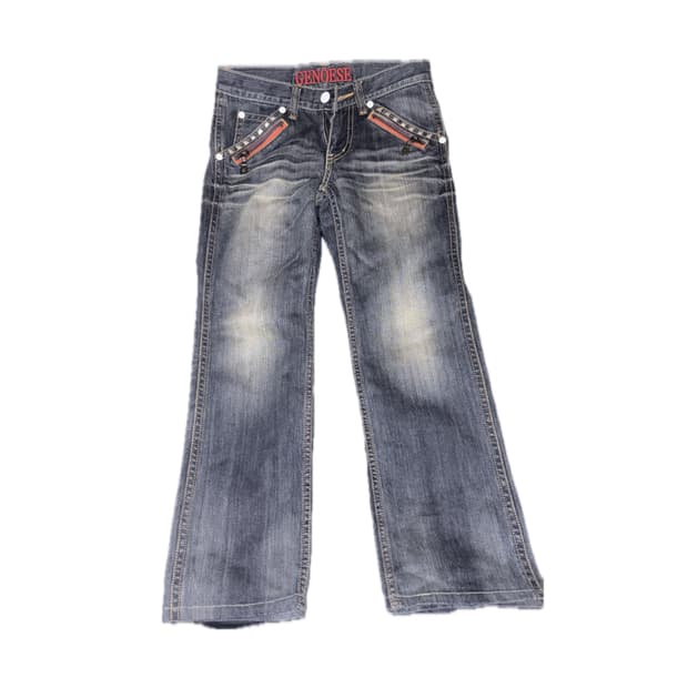 ”Genoese“ 워싱 스터드 데님