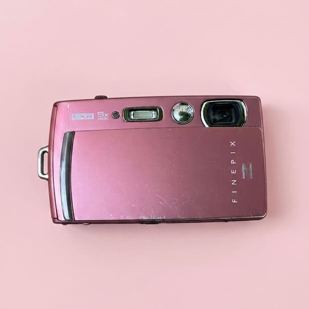 (작례O) 빈티지 디카 📸 필름감성 / 후지 핑크 카메라