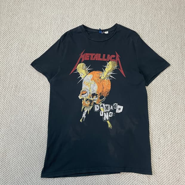 메탈리카 대미지 인크 반팔티셔츠  J03476