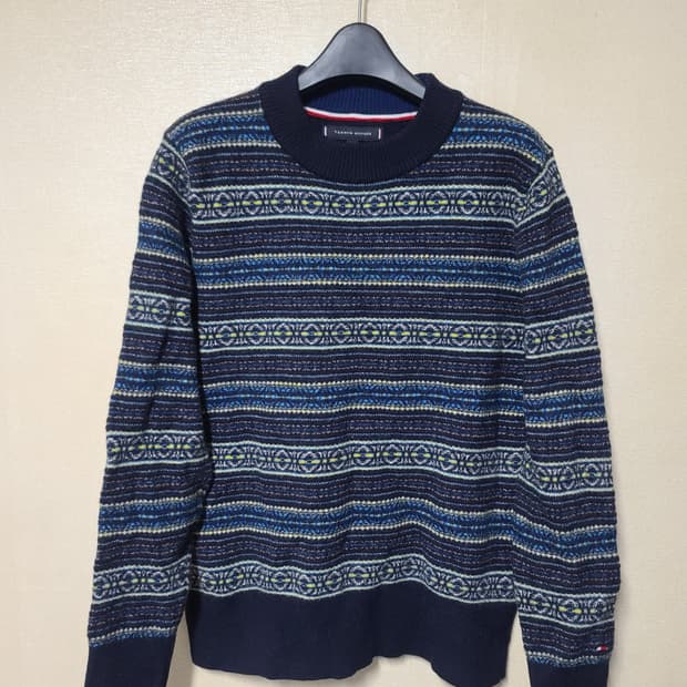 타미힐피거 페어아일 니트