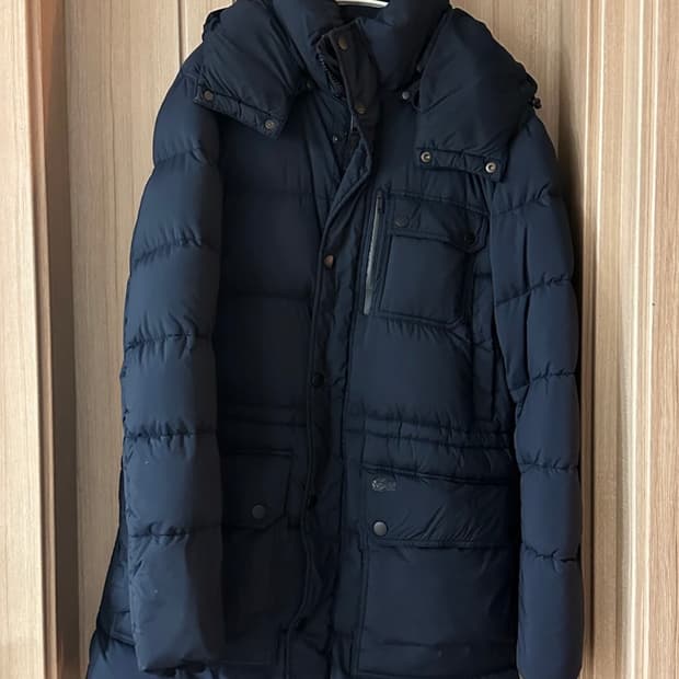 라코스테 구스다운 롱패딩 