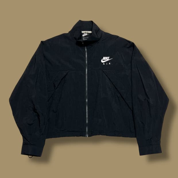 Nike 에어 우먼 크롭 우븐 윈드브레이커 자켓