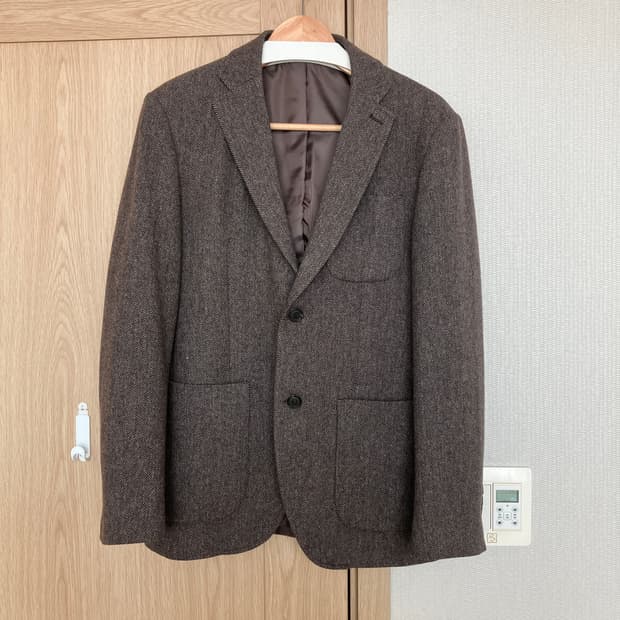 헨리코튼 클래식 헤링본 울 자켓 100 (옷이 작아져서 보냅니다)