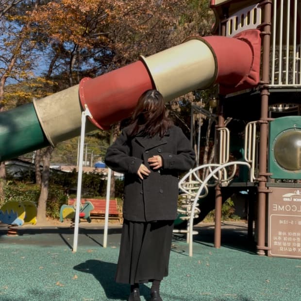 Pin-tuck Wool Wide Pants