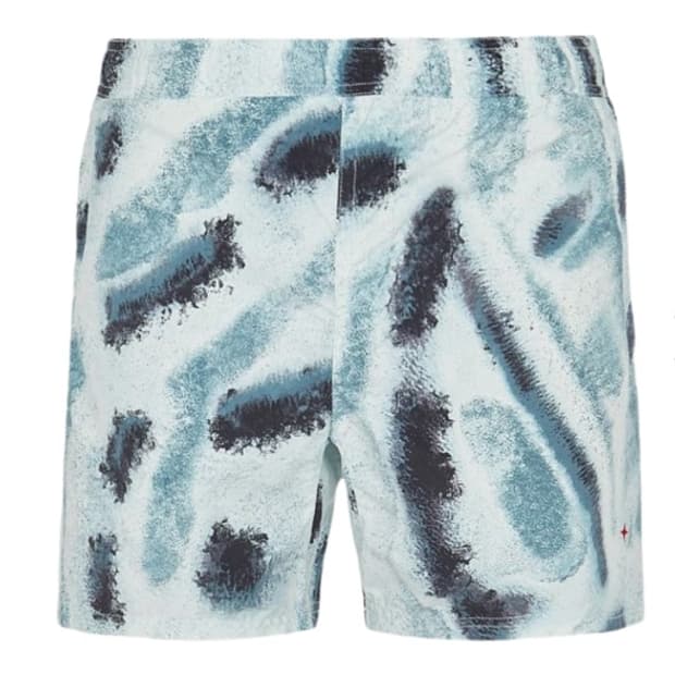 스톤아일랜드 리프 카모 비치 스윔 숏팬츠 사이즈s