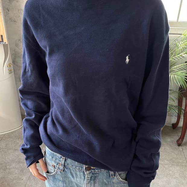 폴로 와플 롱슬리브