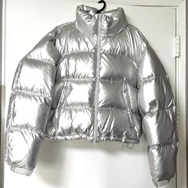 커렌트 패딩 실버