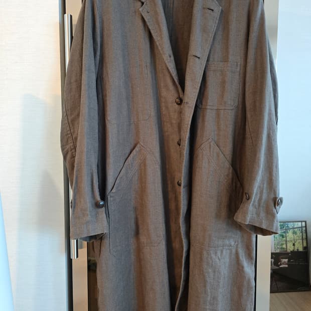 워드로브41 린렌 롱코트 L사이즈 입니다