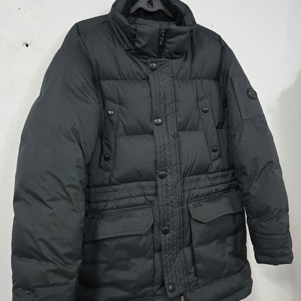 닥스 블랙 남성 패딩 점퍼(후드.퍼분실)