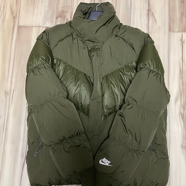나이키 패딩 카키 xl