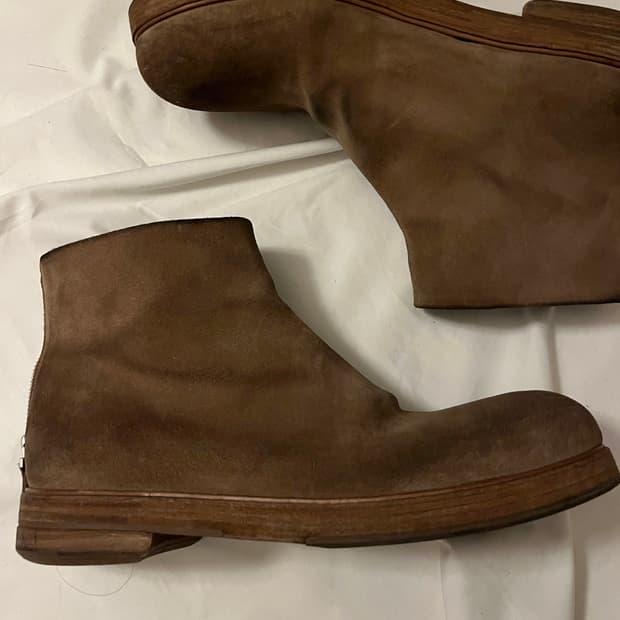 마르셀 주카 제파 스웨이드 백집 부츠 43사이즈